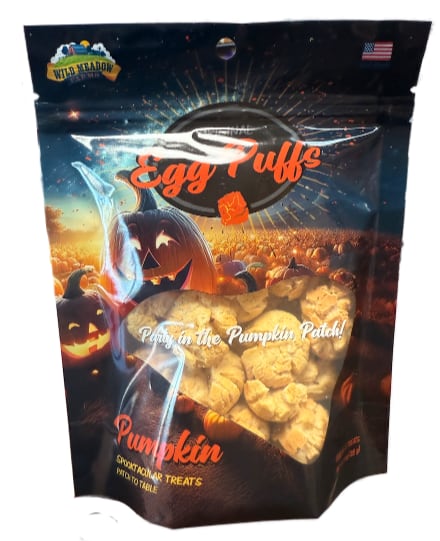 Wild Meadow Farms Egg Puffs with Pumpkin Treats, 1-oz (Size: 1-oz)